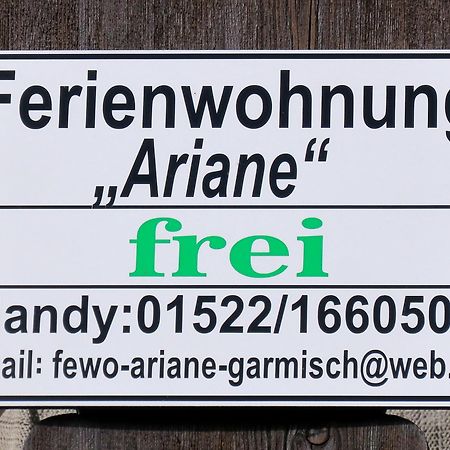 Ferienwohnung Ariane Garmisch-Partenkirchen Exteriör bild
